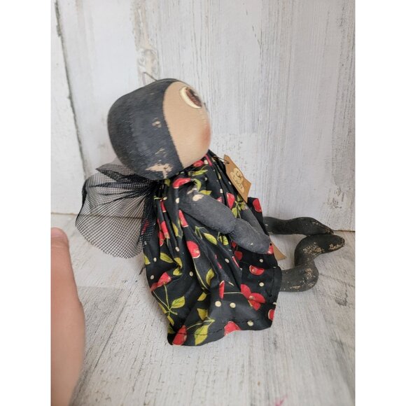 Pearsons Primitive lady bug vintage AS IS plush bug unique figure decor - Picture 6 of 9